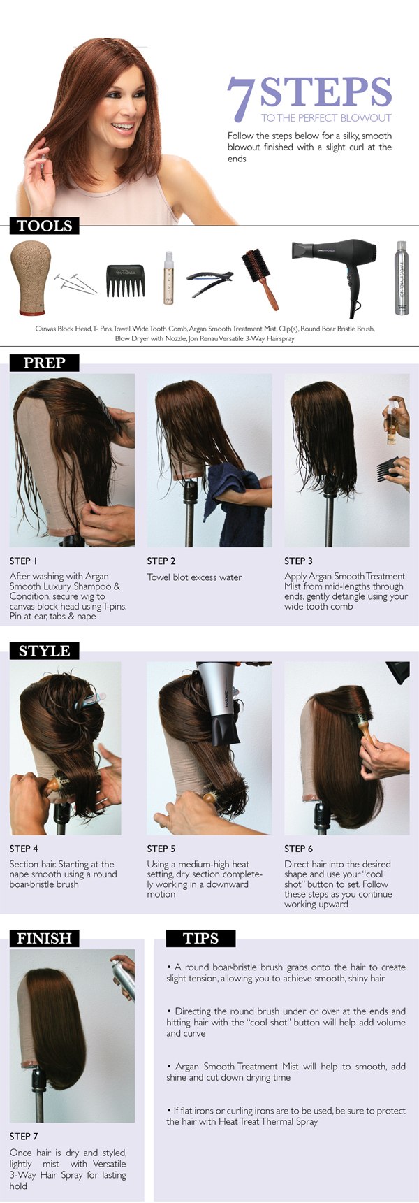The Secret to a Beautiful Human Hair Blowout - Jon Renau Collection